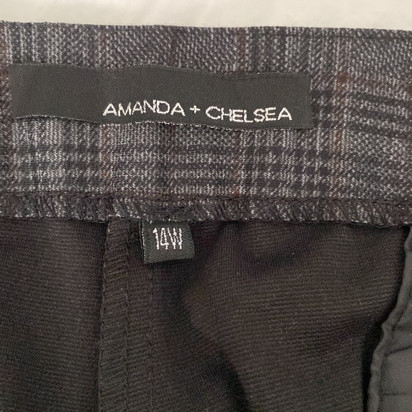 AMANDA AND CHELSEA Alex Plaid Ankle Pants - Picture 9 of 10